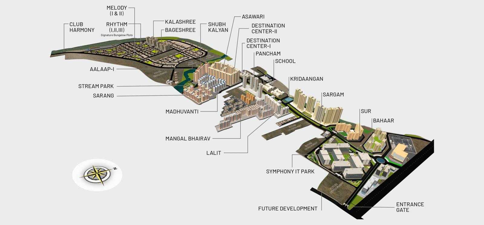 Naded city By Magarpatta City Location